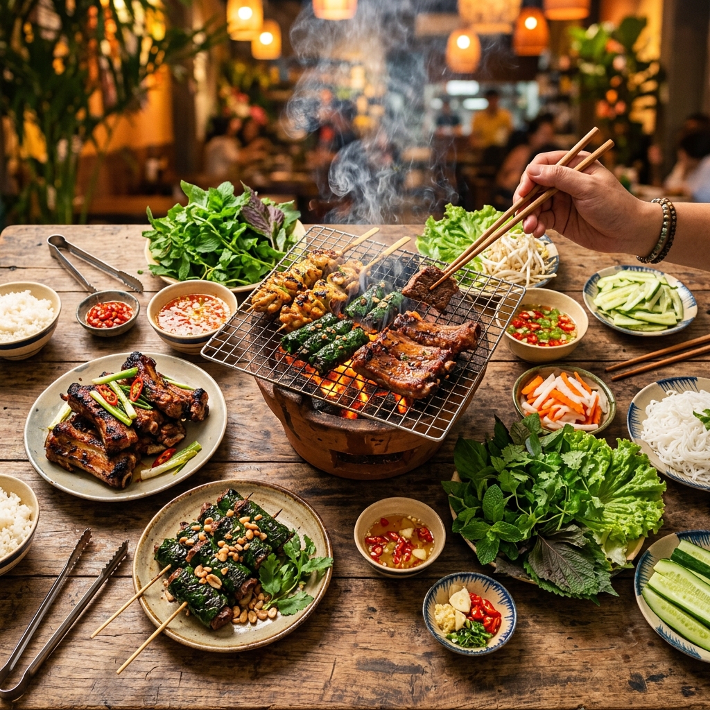 Bếp Than Hồng - Đồ nướng cao cấp