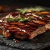 Sườn bò Mỹ nướng BBQ thơm ngon mọng nước