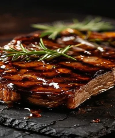 Sườn bò Mỹ nướng BBQ thơm ngon mọng nước