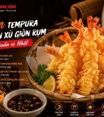 Tôm Tempura Chiên Xù Giòn Rụm Chuẩn Vị Nhật - Bếp Than Hồng